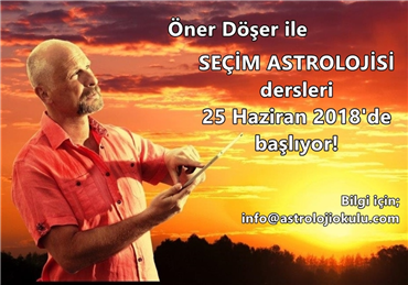 Seçim Astrolojisi dersleri başlıyor! (ONLINE)