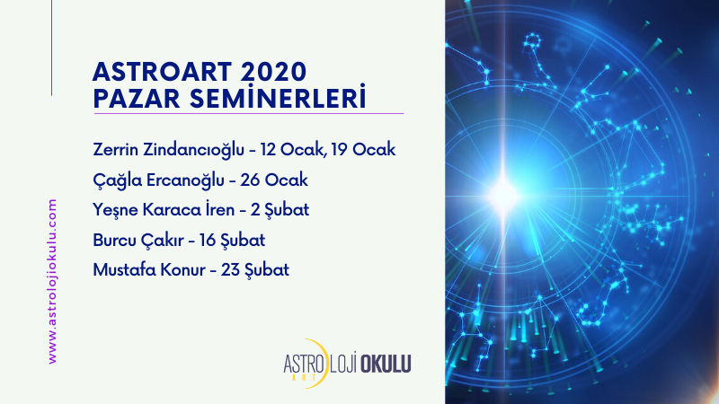 AstroArt 2020 Pazar Seminerleri Başlıyor!