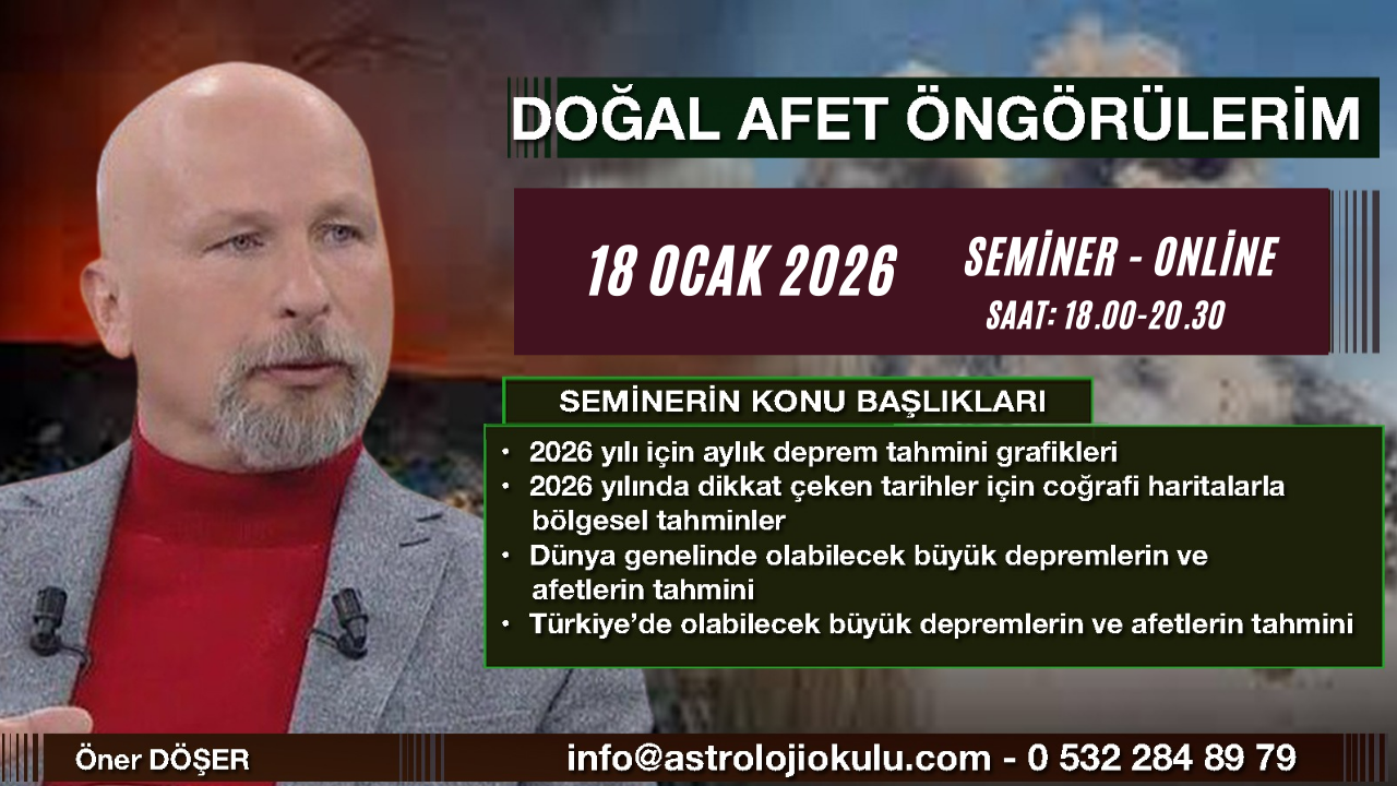 (Türkçe) DOĞAL AFET ÖNGÖRÜLERİM