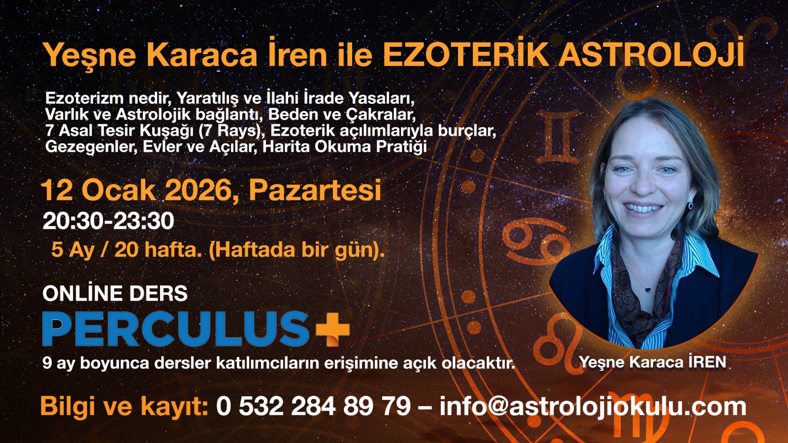 (Türkçe) Yeşne Karaca İren ile EZOTERİK ASTROLOJİ