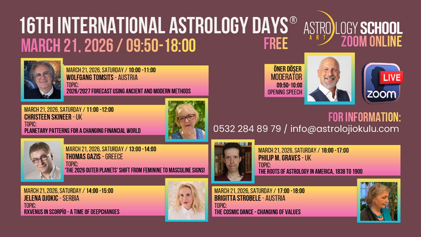 16th INTERNATIONAL ASTROLOGY DAYS