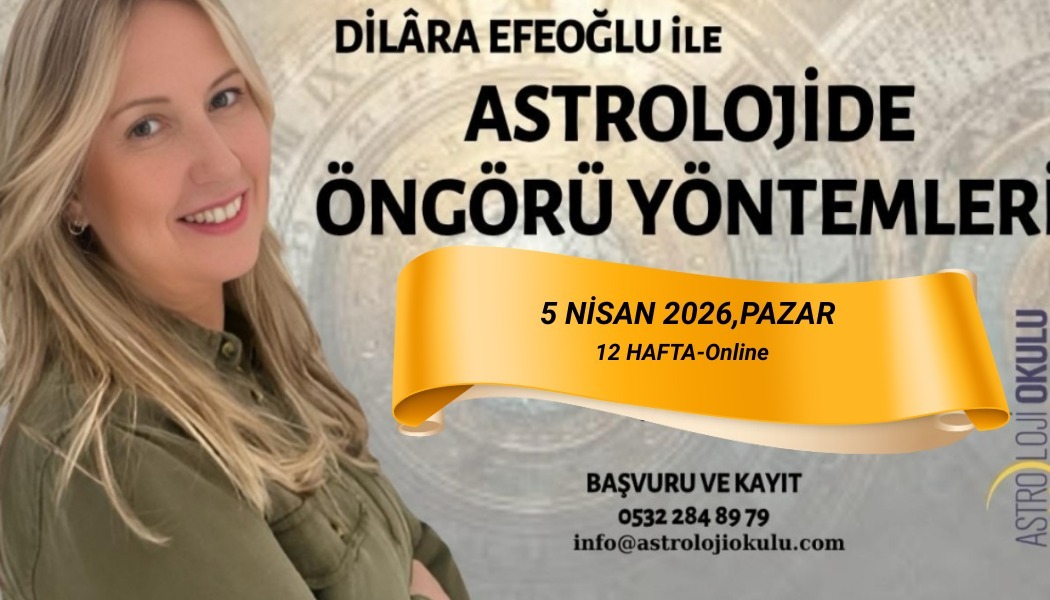 (Türkçe) ASTROLOJİDE ÖNGÖRÜ YÖNTEMLERİ