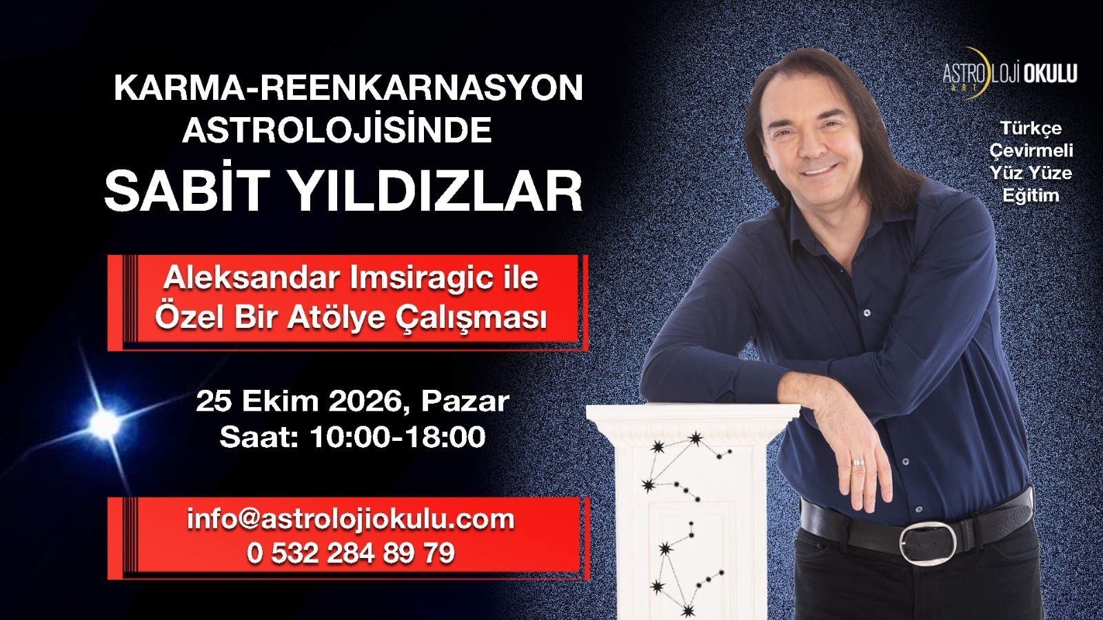 Fixed Stars in Karmic-Reincarnational Astrology  A Special Workshop with Aleksandar Imsiragic