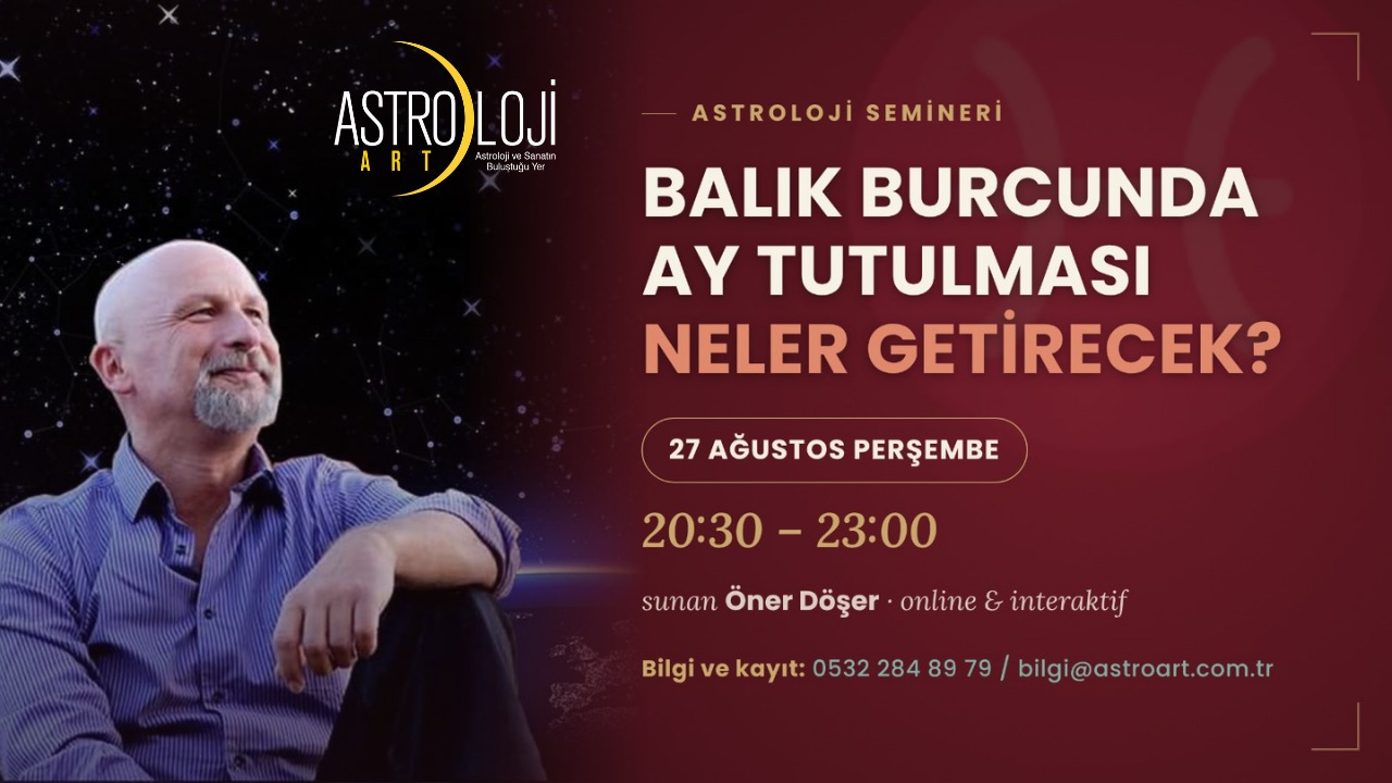 (Türkçe) BALIK BURCUNDA AY TUTULMASI NELER GETİRECEK?  ÖNER DÖŞER ile Seminer 