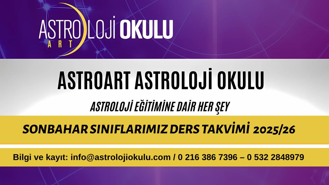 SONBAHAR SINIFLARIMIZ DERS TAKVİMİ- 2025/26