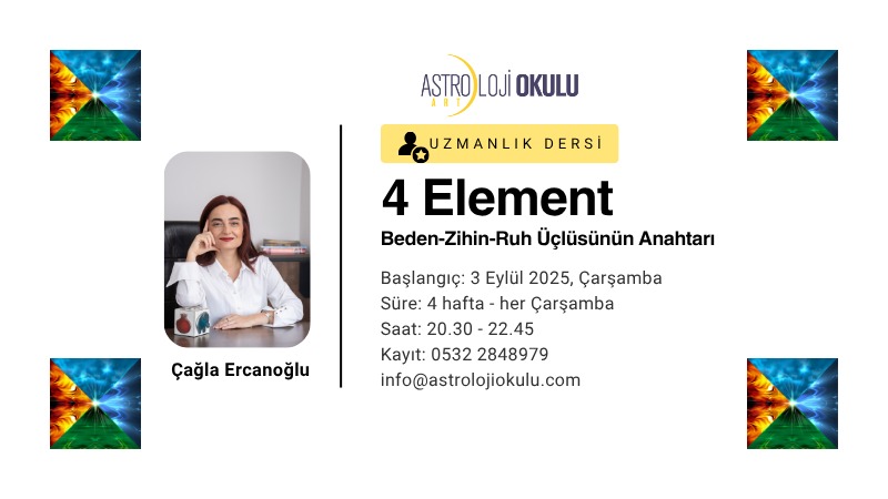 Beden-Zihin-Ruh Üçlüsünün Anahtarı: Dört Element